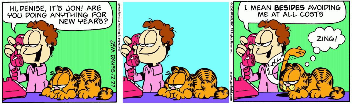 Garfield, December 27, 2000