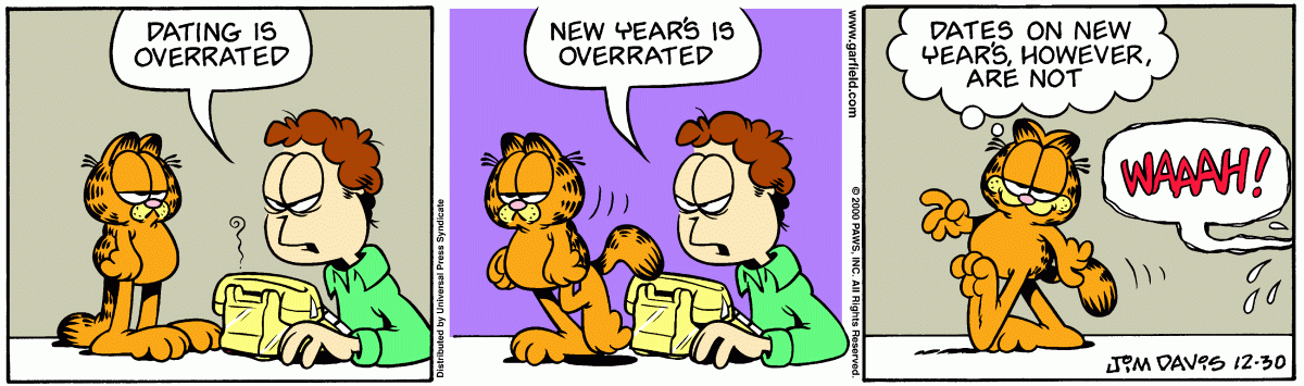 Garfield, December 30, 2000