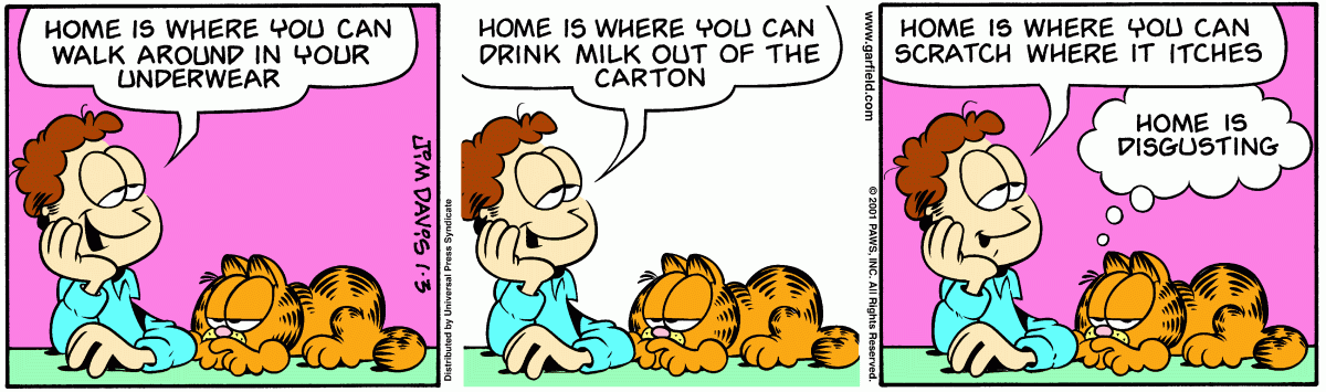 Garfield, January 3, 2001