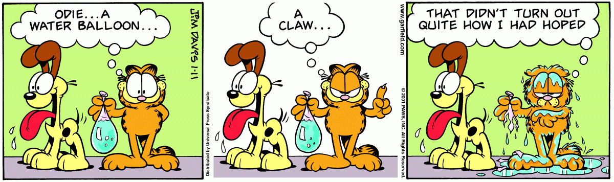 Garfield, January 11, 2001