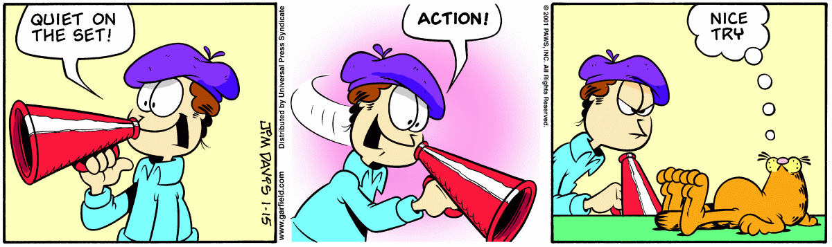 Garfield, January 15, 2001