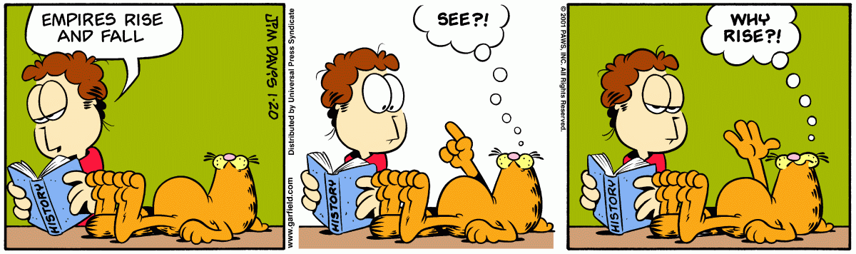 Garfield, January 20, 2001