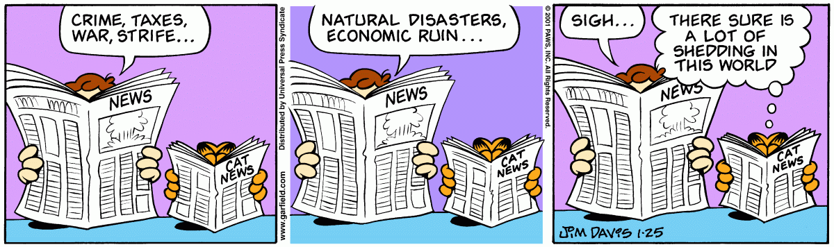 Garfield, January 25, 2001