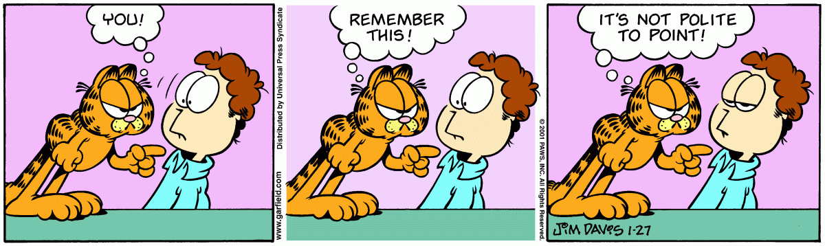 Garfield, January 27, 2001