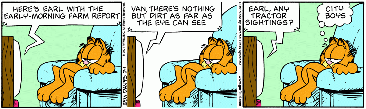 Garfield, February 1, 2001