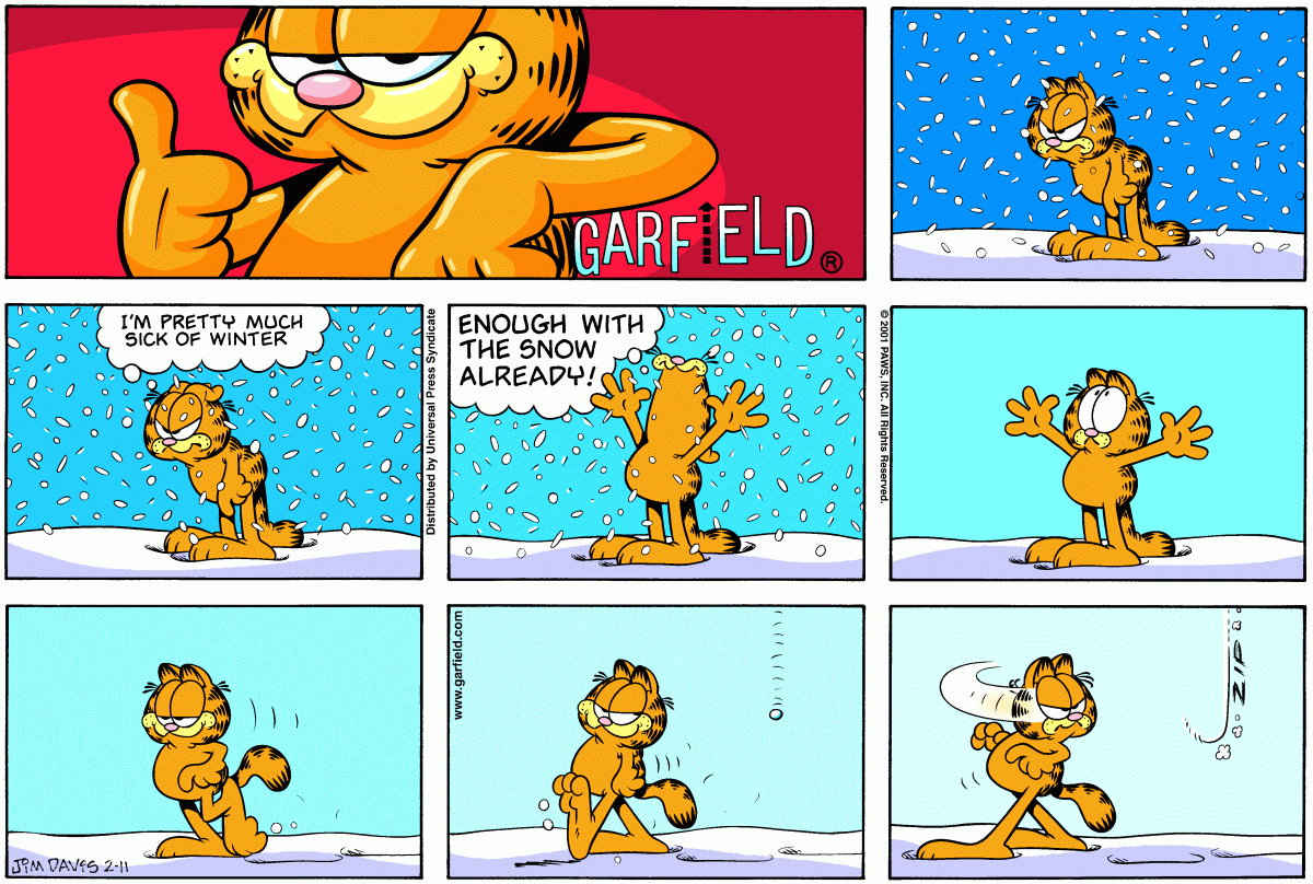 Garfield, February 11, 2001