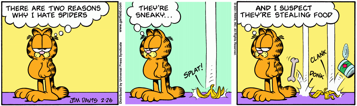 Garfield, February 26, 2001