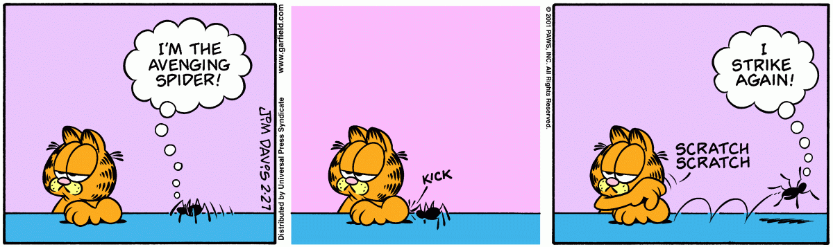 Garfield, February 27, 2001