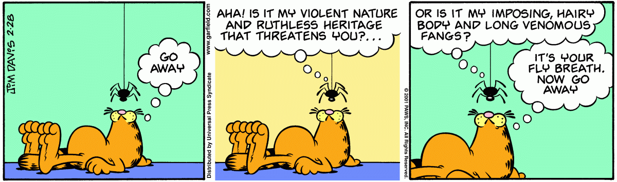 Garfield, February 28, 2001