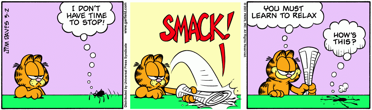 Garfield, March 2, 2001