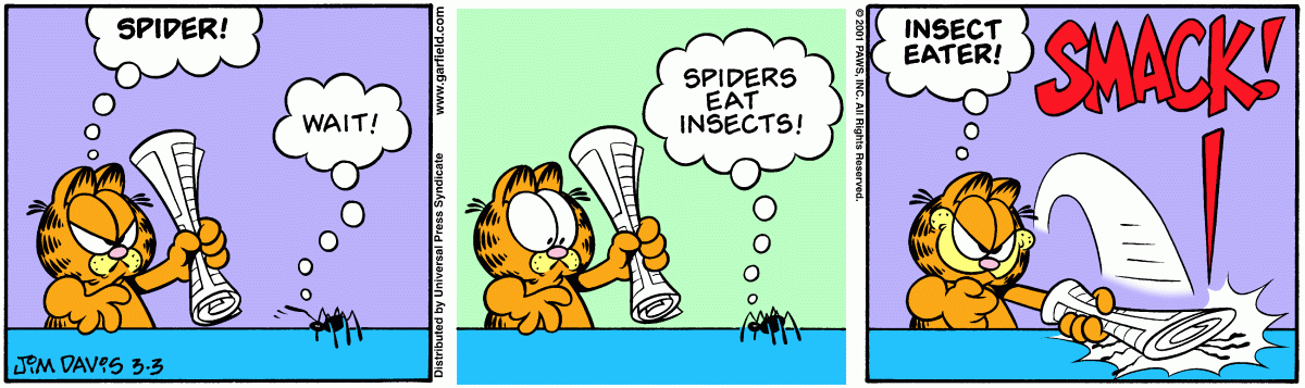 Garfield, March 3, 2001