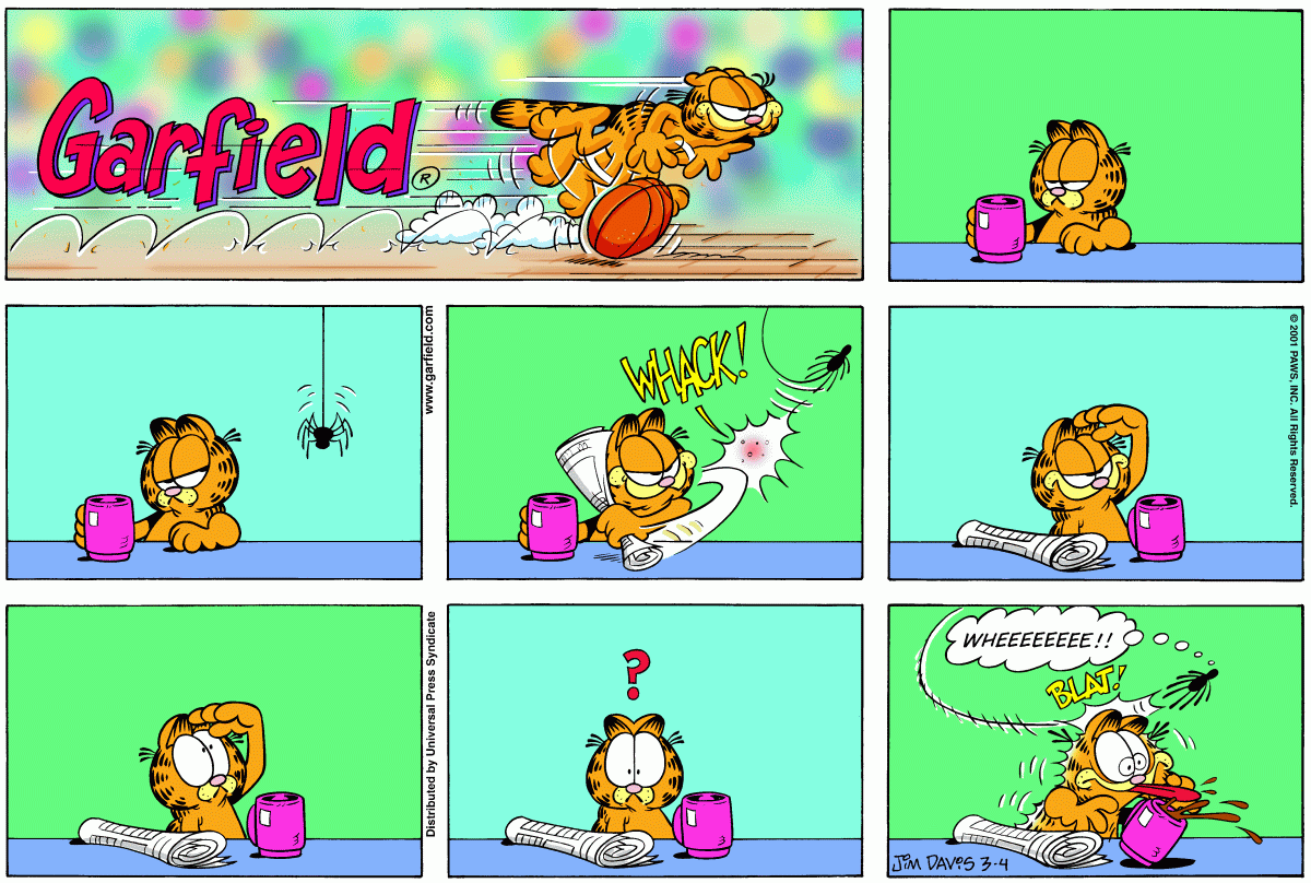 Garfield, March 4, 2001