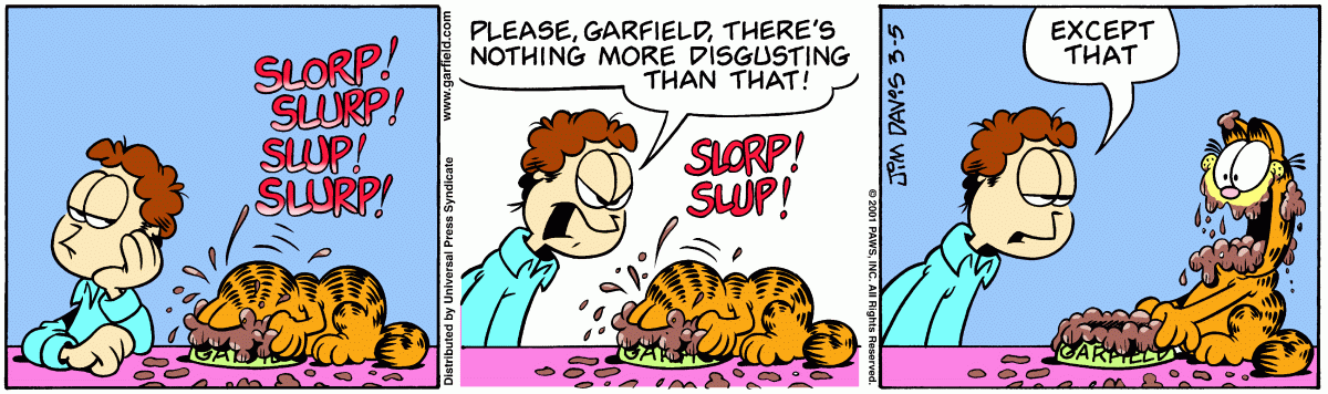 Garfield, March 5, 2001