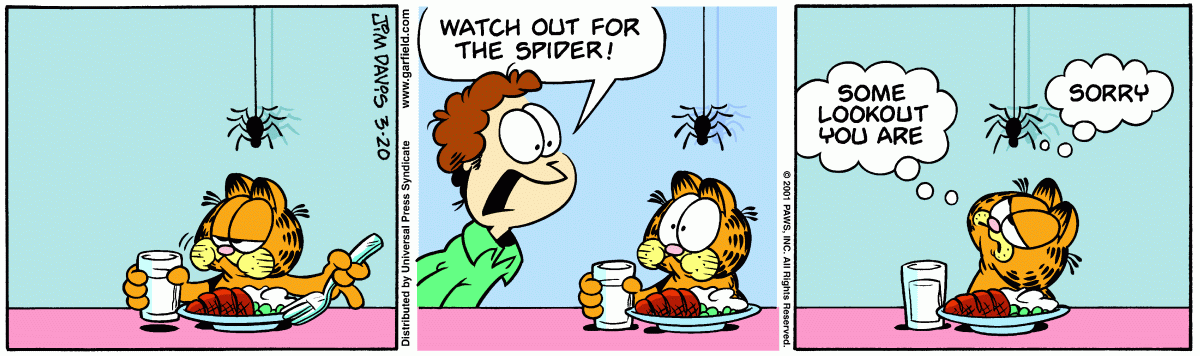 Garfield, March 20, 2001