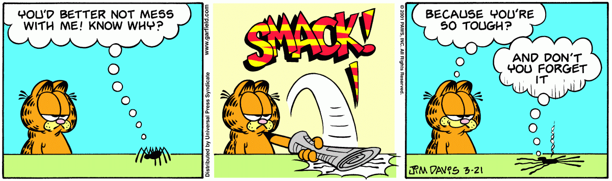 Garfield, March 21, 2001