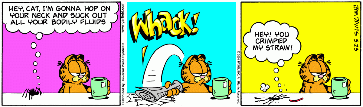 Garfield, March 23, 2001