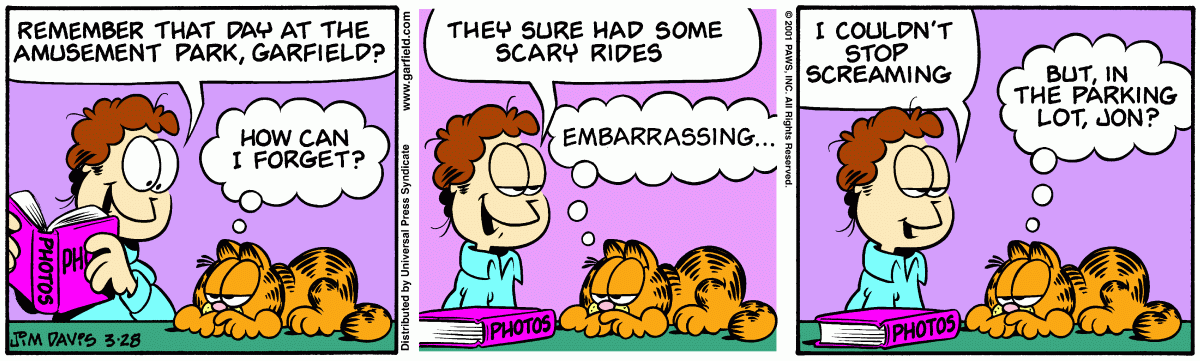 Garfield, March 28, 2001