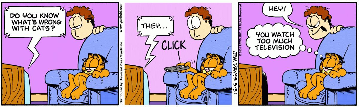 Garfield, March 31, 2001