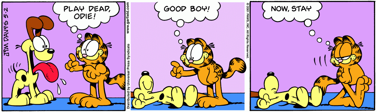 Garfield, May 2, 2001