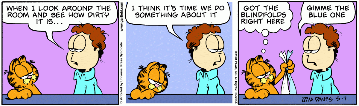 Garfield, May 7, 2001