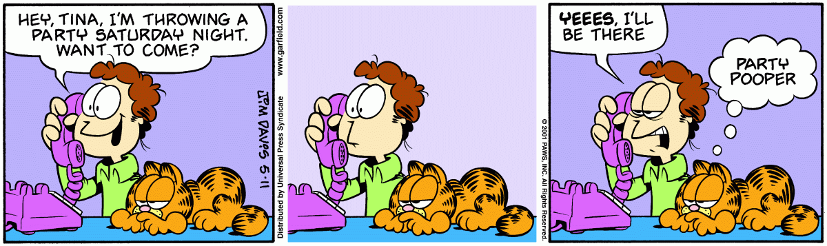 Garfield, May 11, 2001