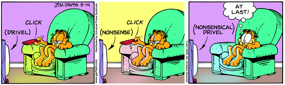 Garfield, May 14, 2001