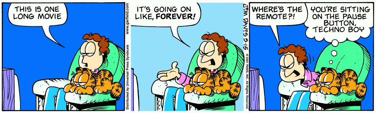 Garfield, May 15, 2001