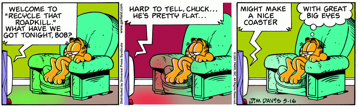 Garfield, May 16, 2001
