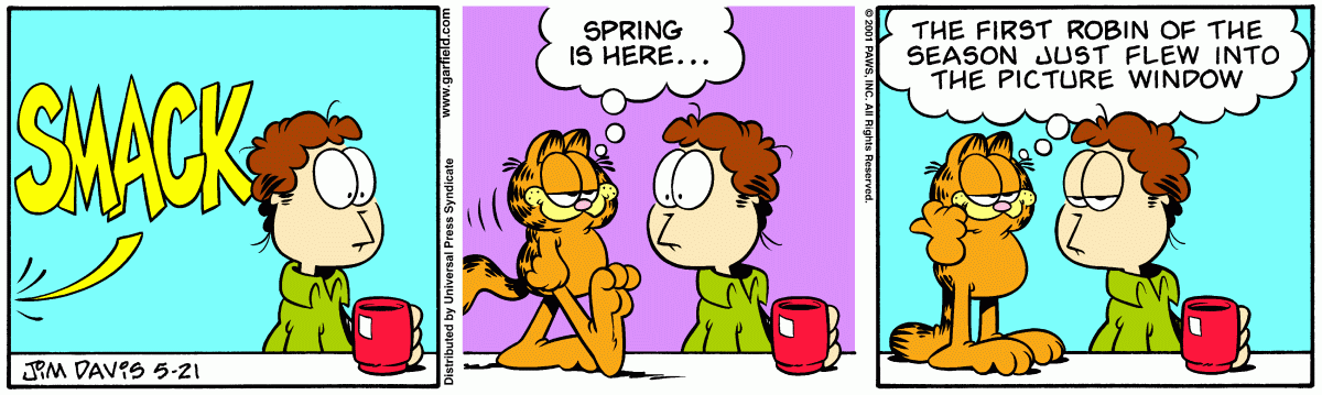 Garfield, May 21, 2001