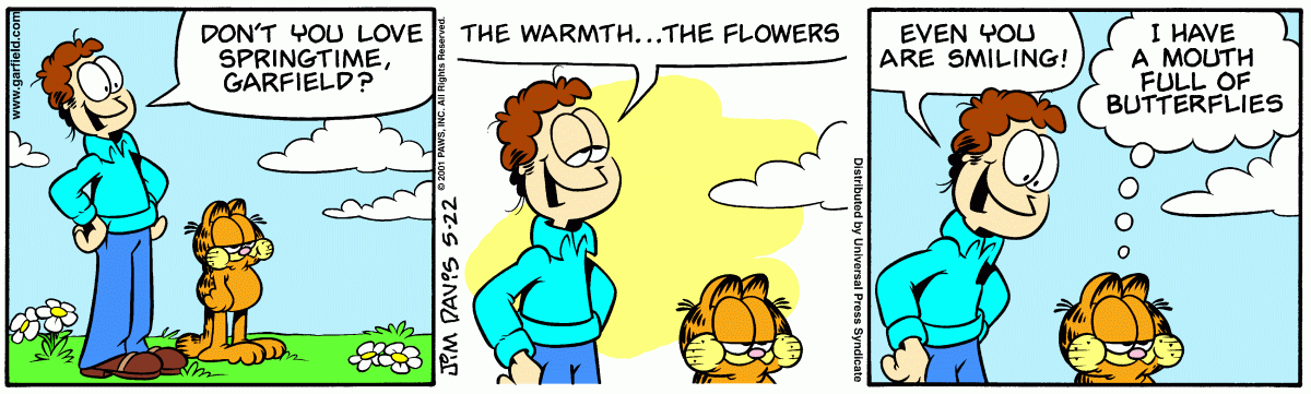Garfield, May 22, 2001