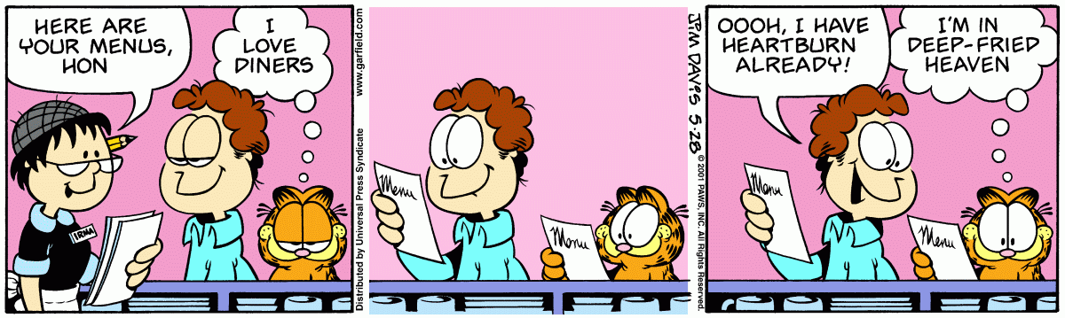 Garfield, May 28, 2001