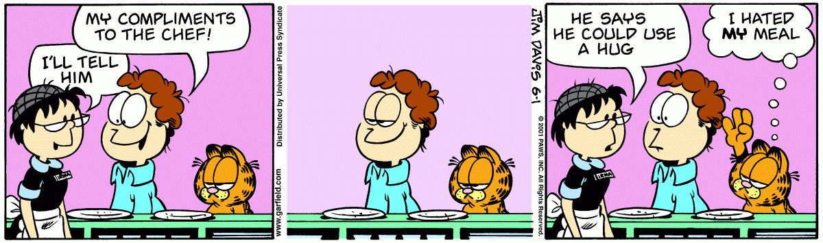 Garfield, June 1, 2001