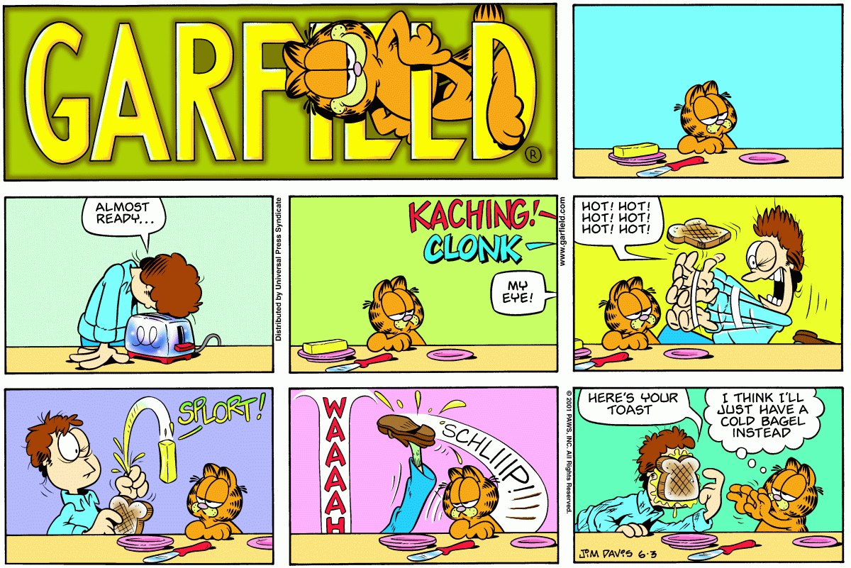 Garfield, June 3, 2001