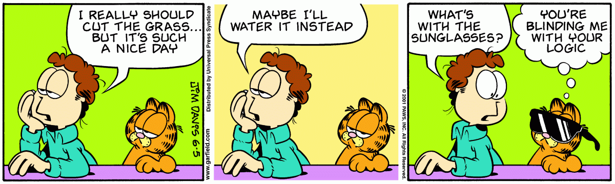 Garfield, June 5, 2001