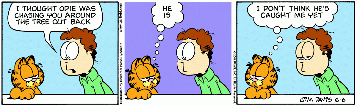 Garfield, June 6, 2001