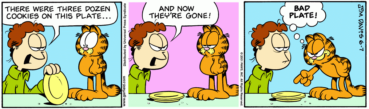 Garfield, June 7, 2001