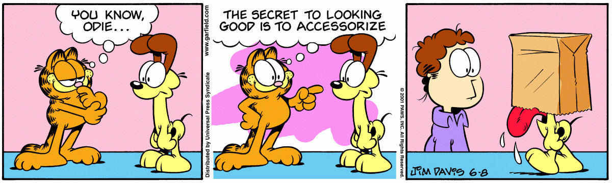 Garfield, June 8, 2001