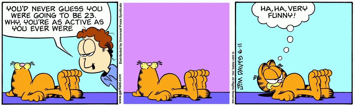 Garfield, June 11, 2001