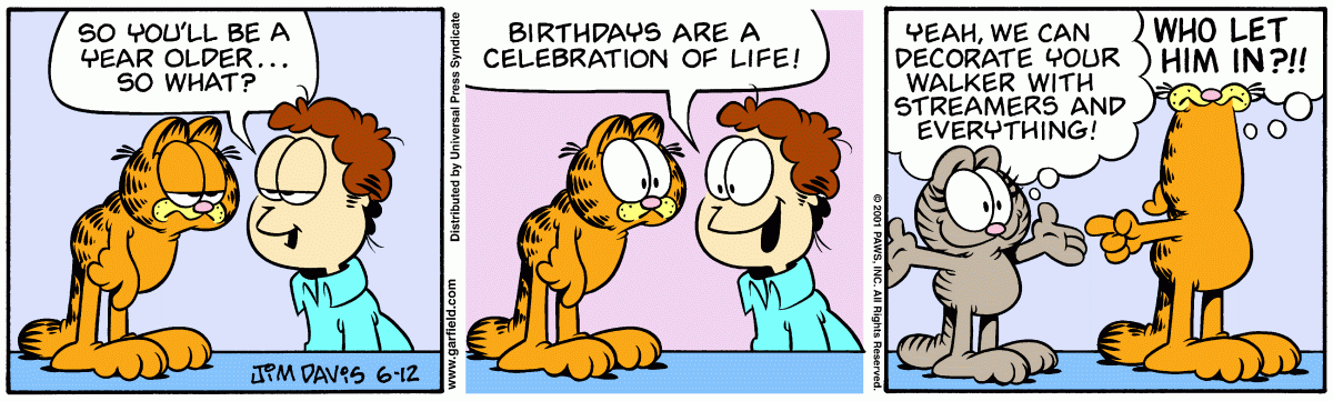 Garfield, June 12, 2001