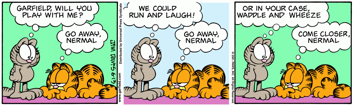 Garfield, June 13, 2001