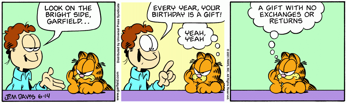 Garfield, June 14, 2001