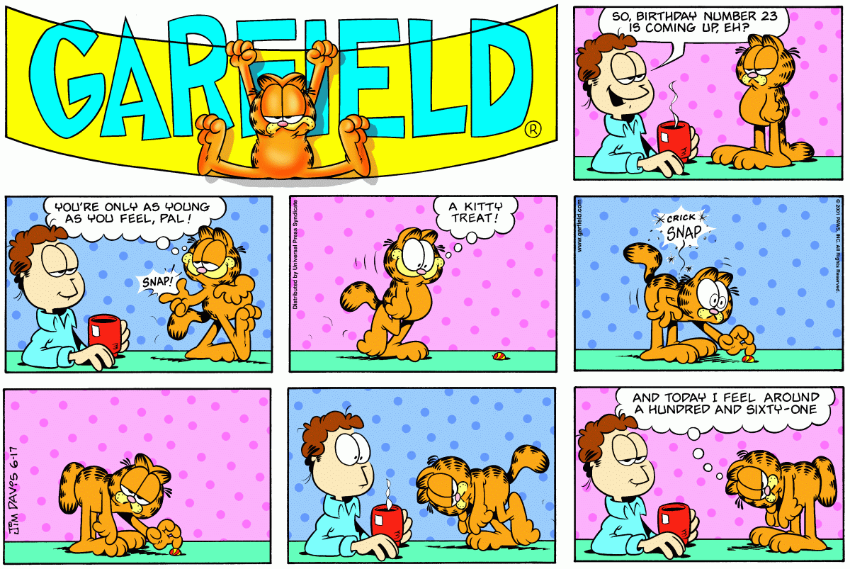 Garfield, June 17, 2001