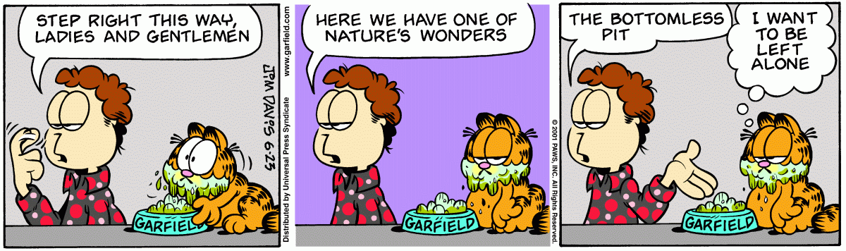 Garfield, June 23, 2001