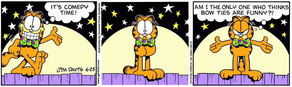 Garfield, June 25, 2001