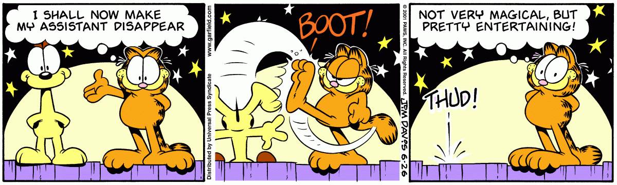 Garfield, June 26, 2001