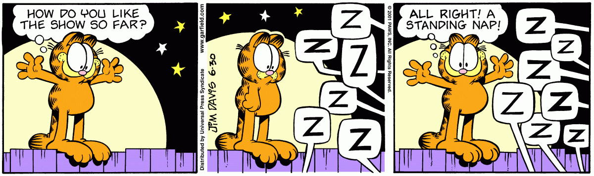 Garfield, June 30, 2001