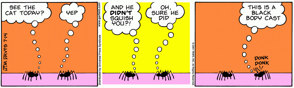 Garfield, July 14, 2001