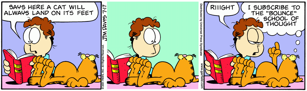 Garfield, July 17, 2001