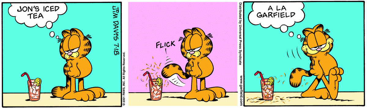 Garfield, July 18, 2001