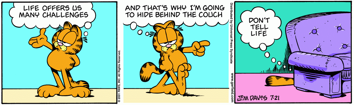 Garfield, July 21, 2001